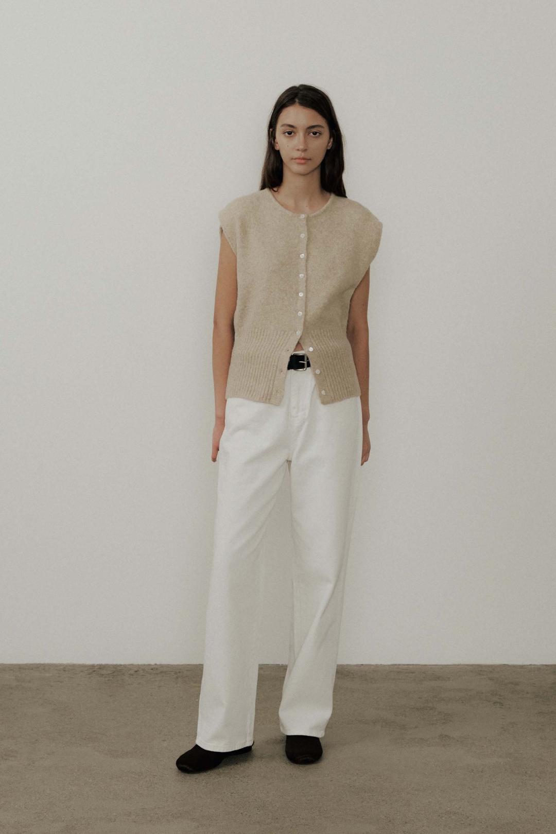 Relaxed Fit Denim_Ivory