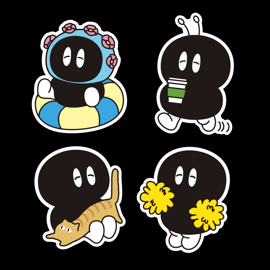 아기물렁이 미니 엽서 2탄 (4종)