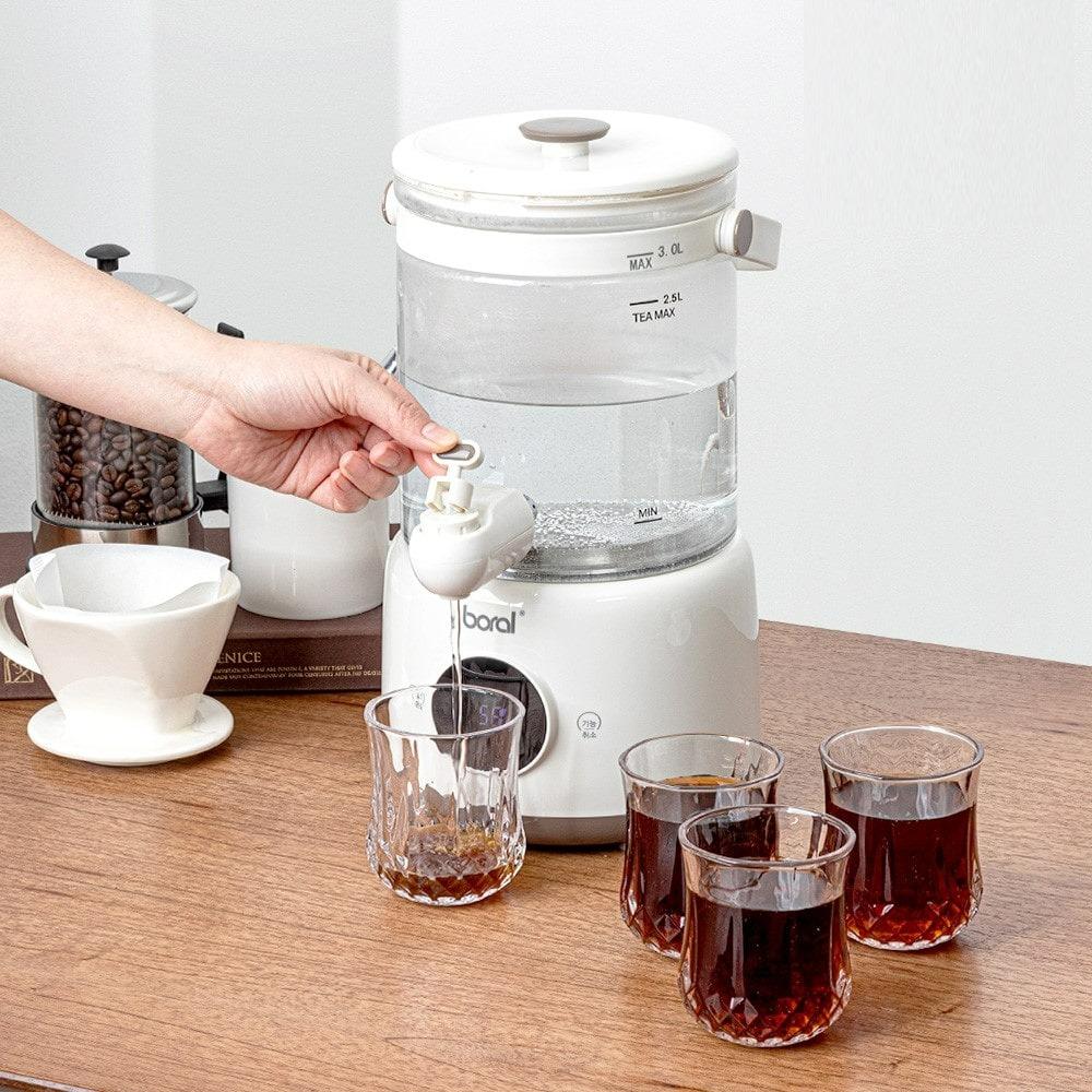 투명 보온 티포트 3L