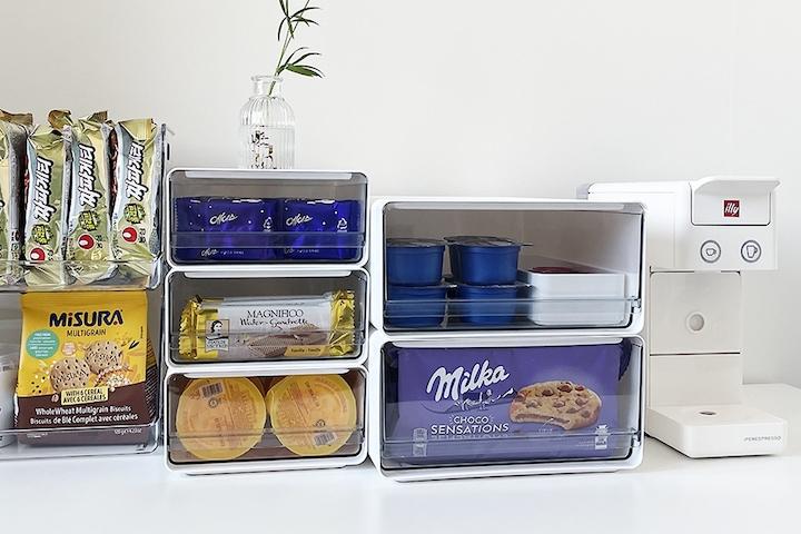 펜트리 비스켓 서랍 수납함 커피 티백 정리함 레고 장난감 ORT 보관함