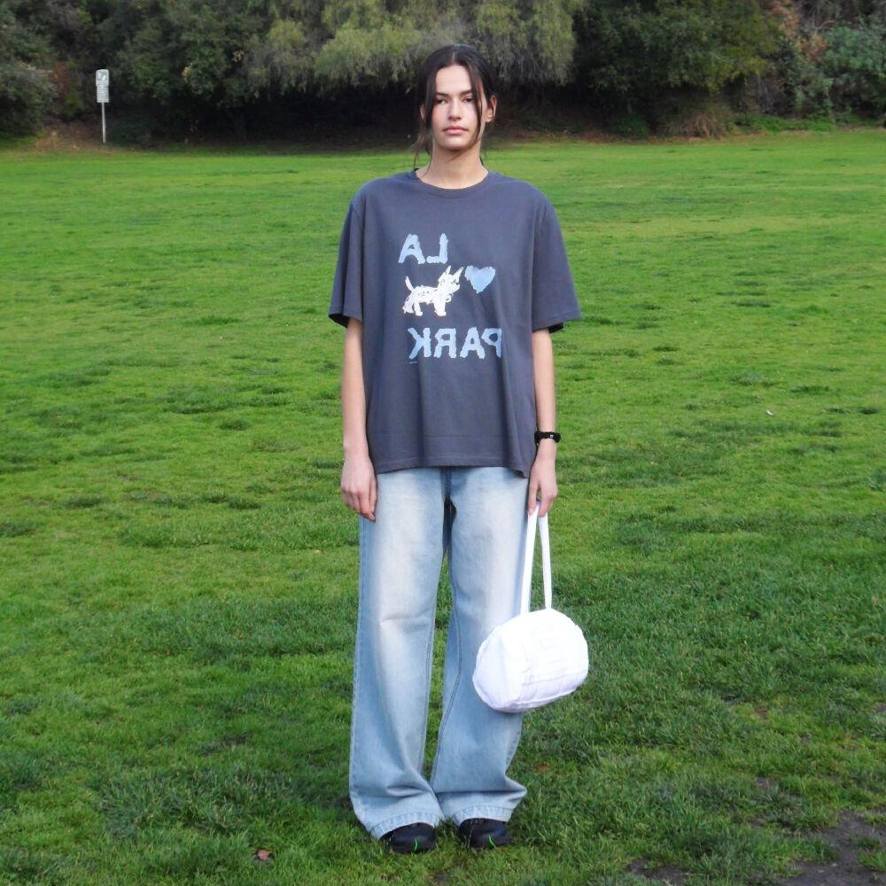 LOVE PARK T-SHIRT_CHARCOAL_LC241_TS14CC