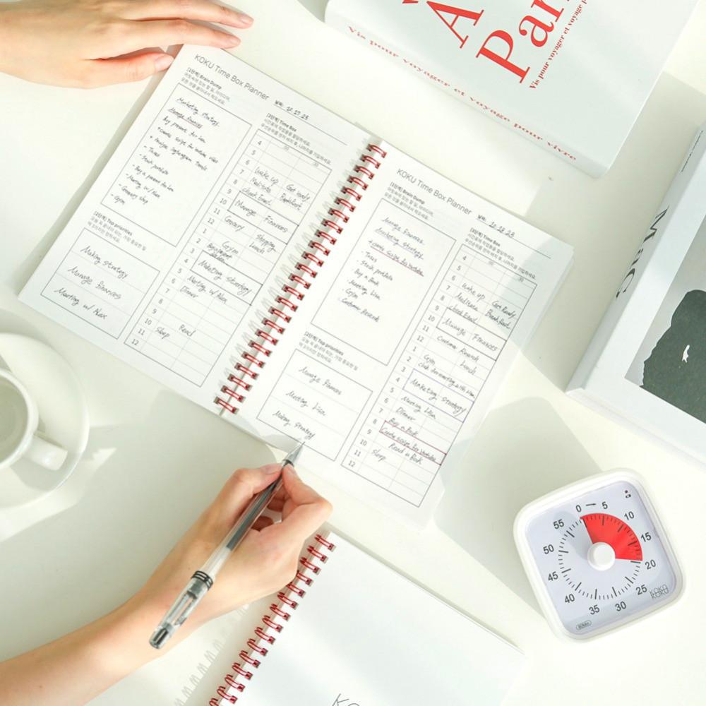 타임박스플래너 타임테이블 하루계획표 데일리 스터디 플래너