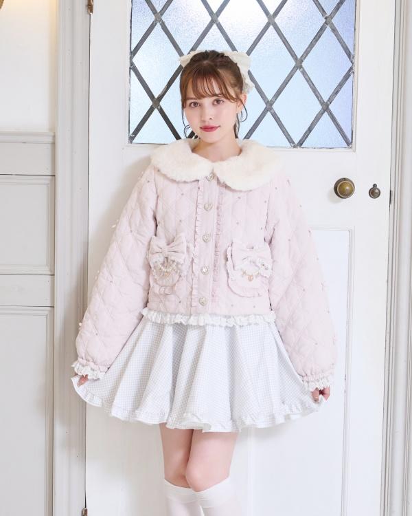 キルティングショートブルゾン