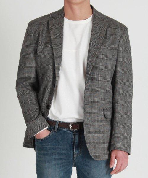[오버핏 추가] 글렌체크 싱글 블레이져 M1665