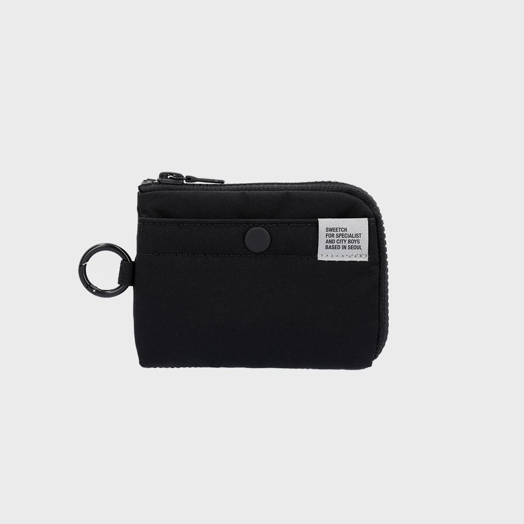 HALF ZIP WALLET 001 M Black