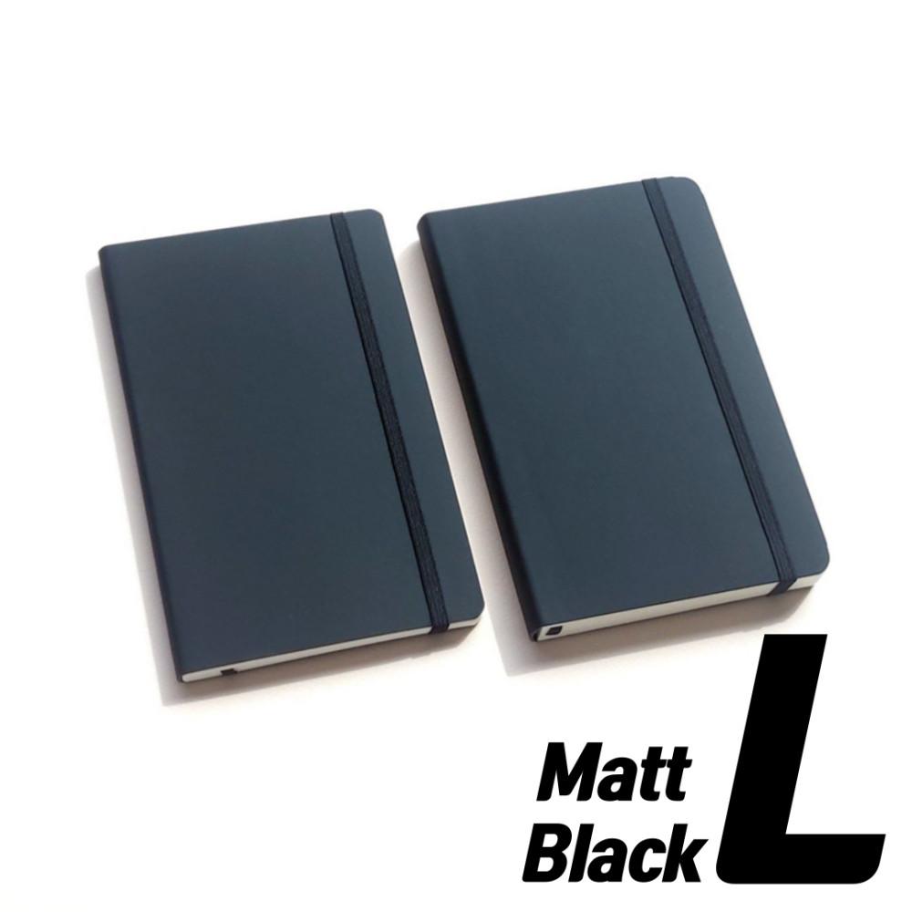 매트블랙 소프트커버 라지사이즈 익스팬디드 불렛저널 필사노트 만년다이어리