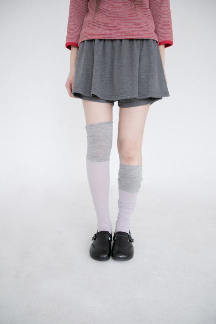 오무수히 color layered light knee socks(3colors)