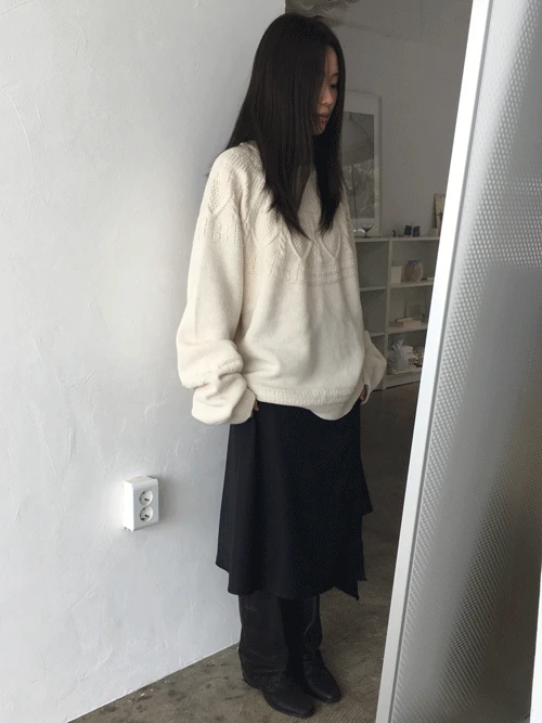 빈티지 루즈 니트 (3colors)