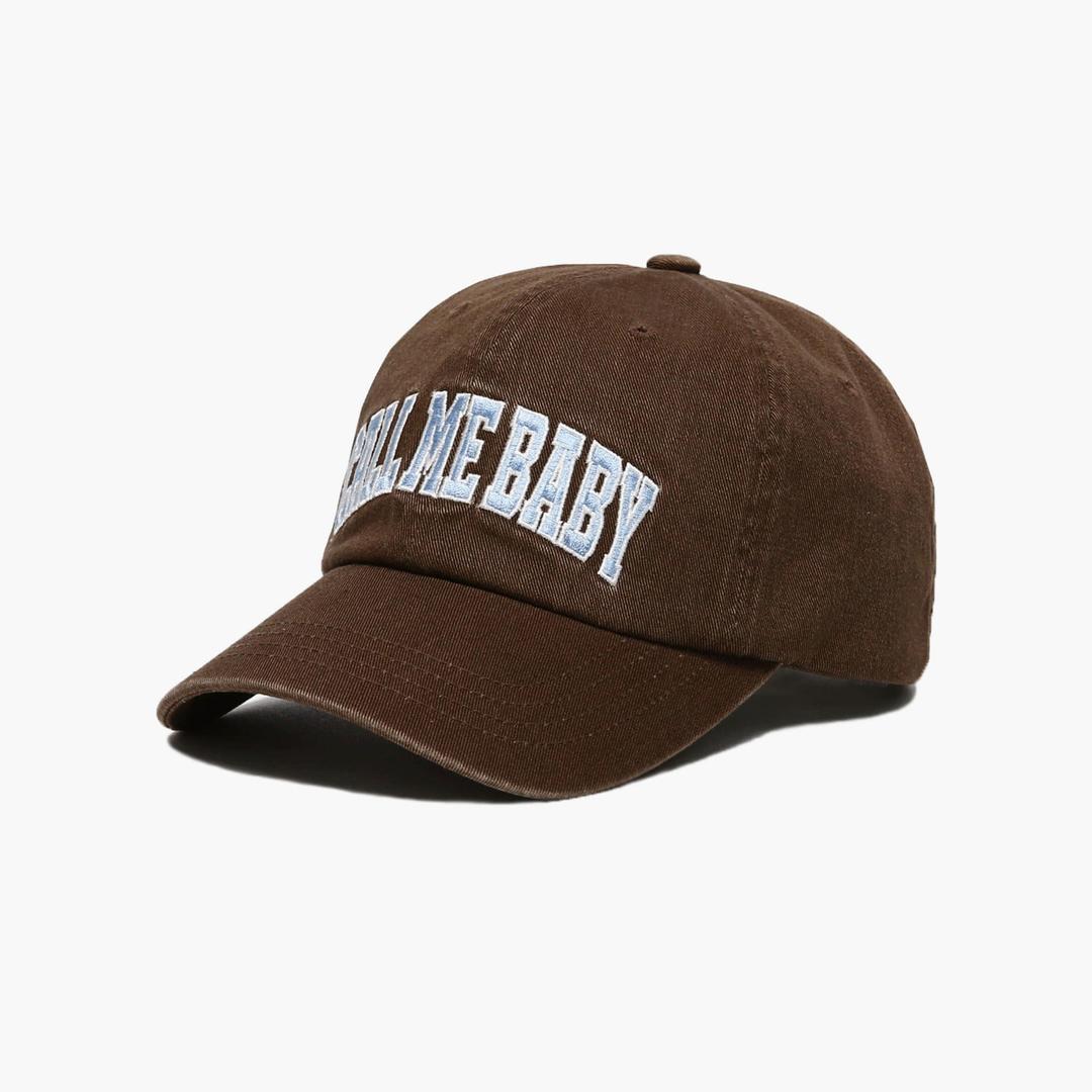 Baby University Logo Ball Cap _ Brown