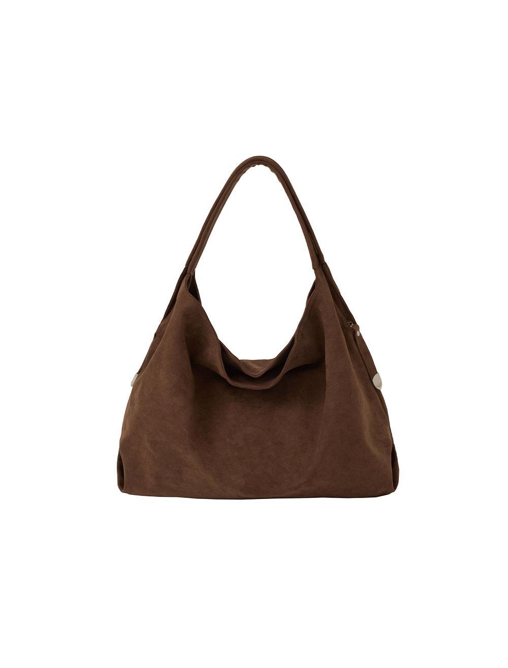 (11월 20일 예약배송) CACTUS HOBO BAG [Suede Brown]