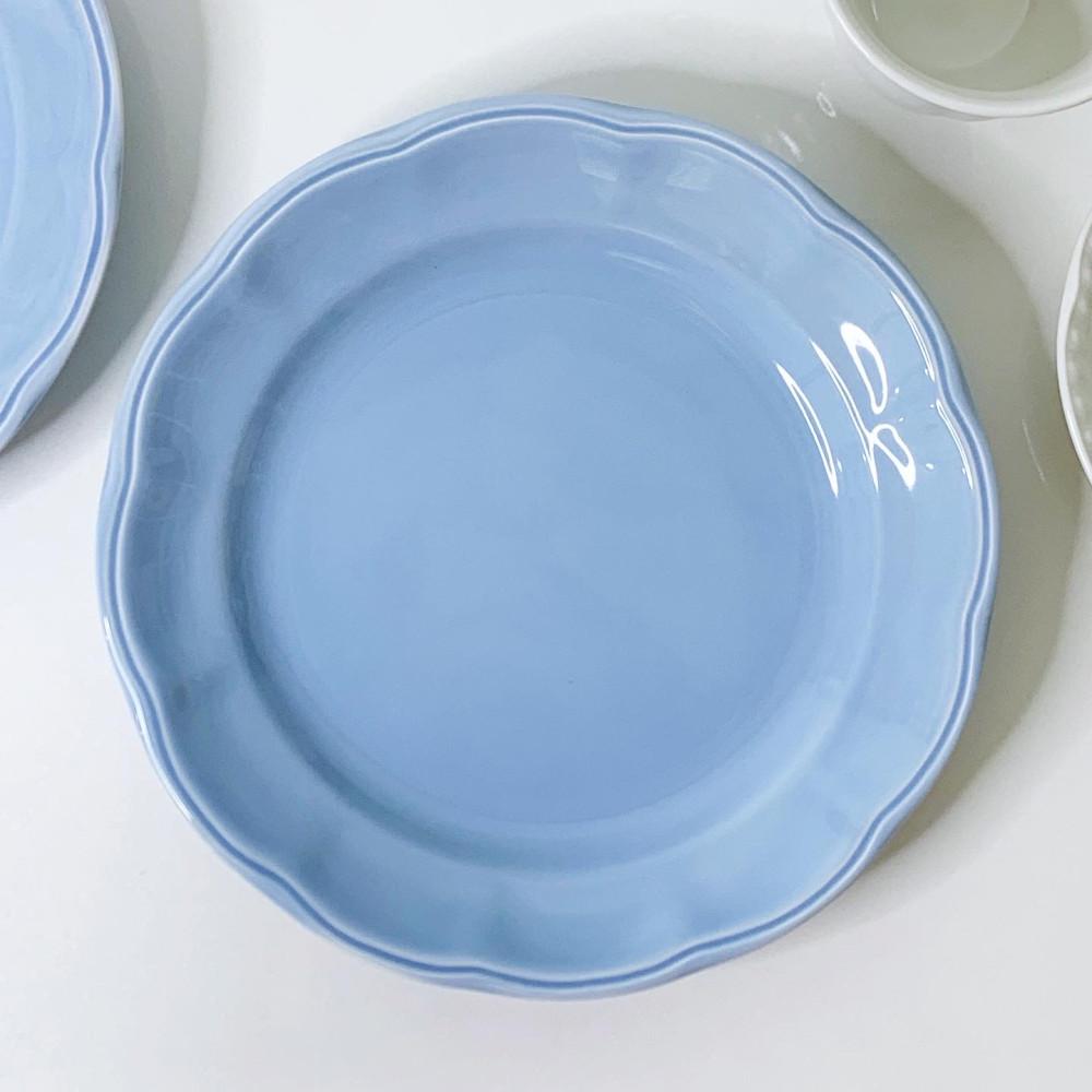 [중고] 스튜디오 노바 오션브리즈 샐러드 플레이트 브런치모던접시 귀여운접시 유럽빈티지그릇 프랑스