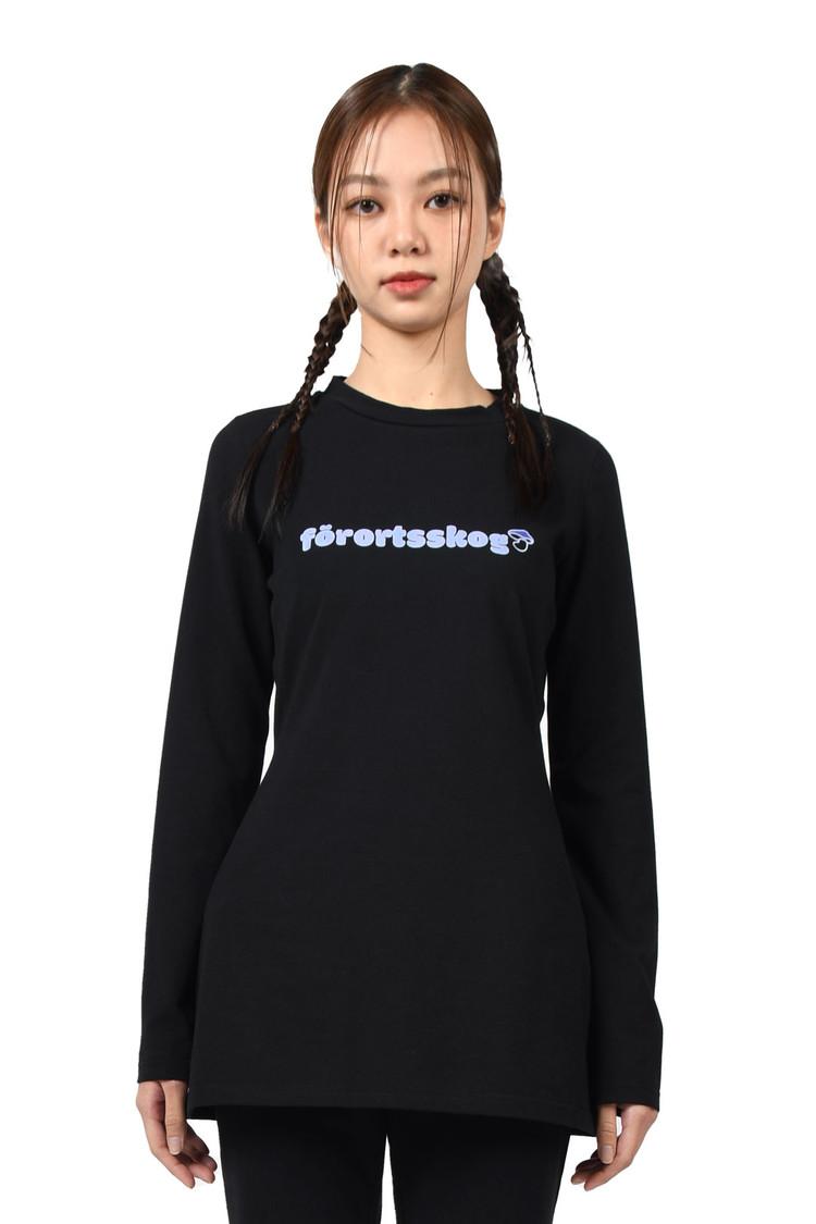 Forortsskog Long Sleeve T-Shirts (Black)
