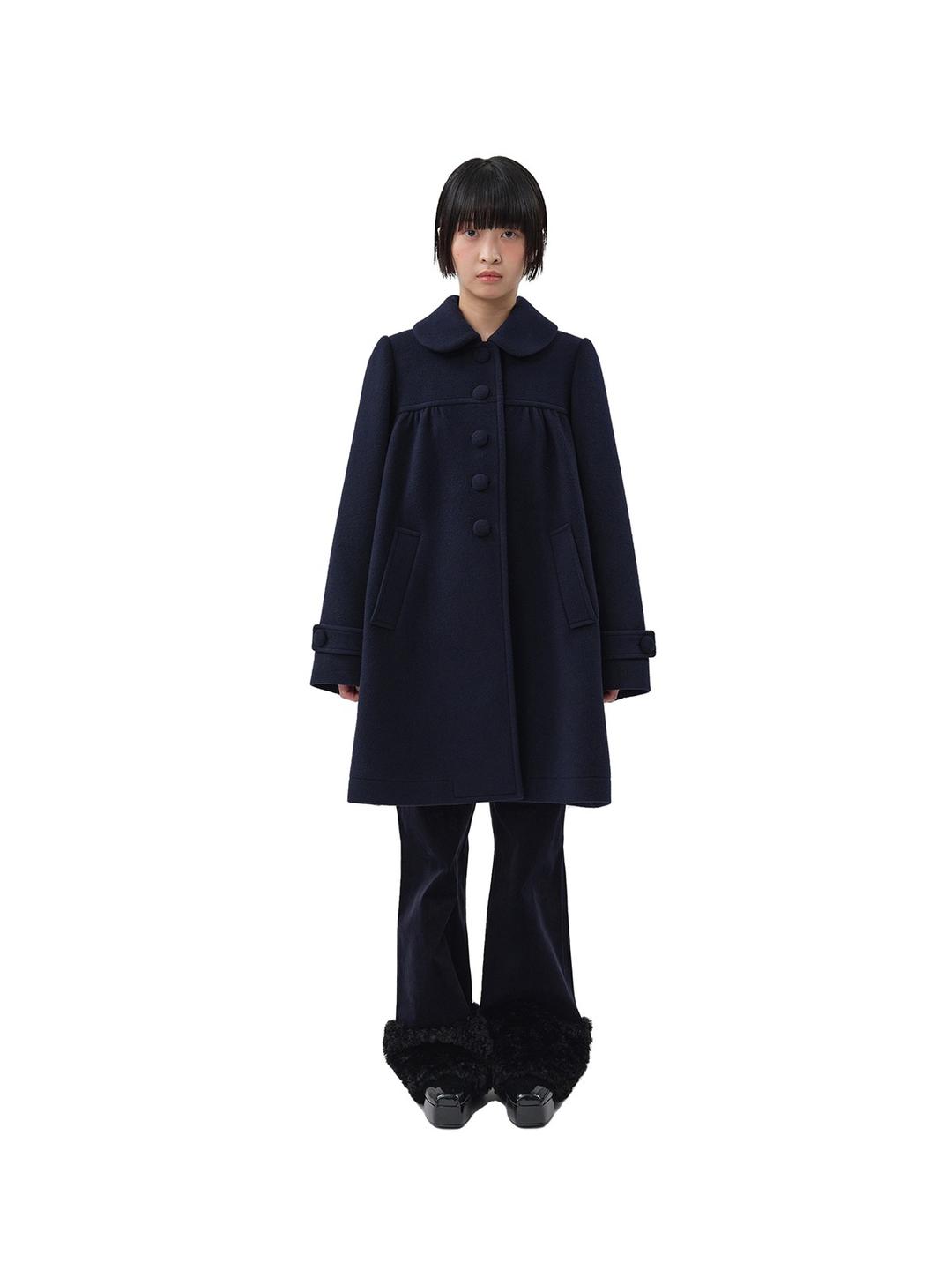 GIRL COAT (NAVY)