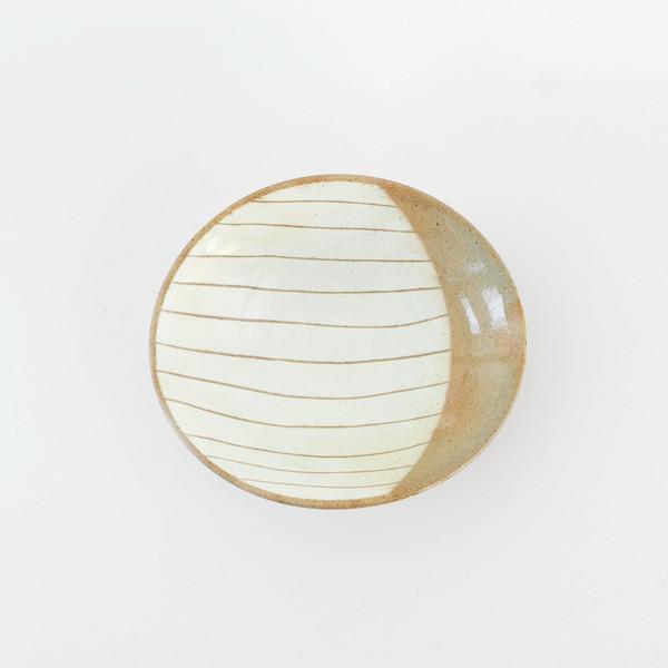 Stripe Oval Bowl