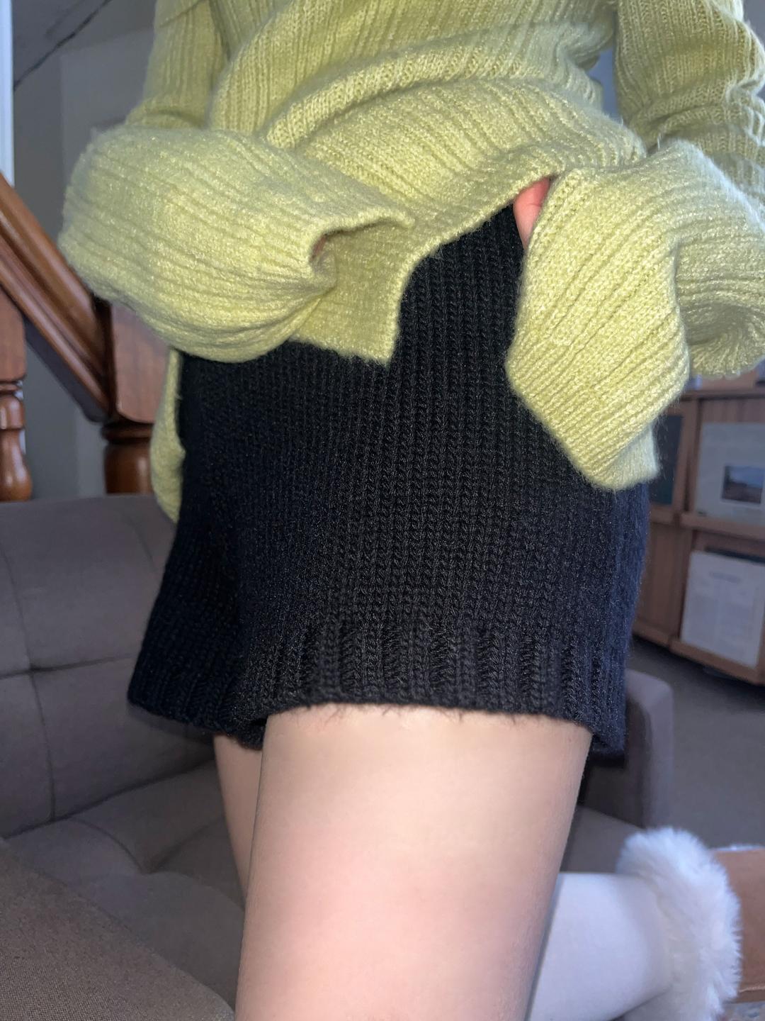 김아홉 허니 니트 윈터 쇼츠