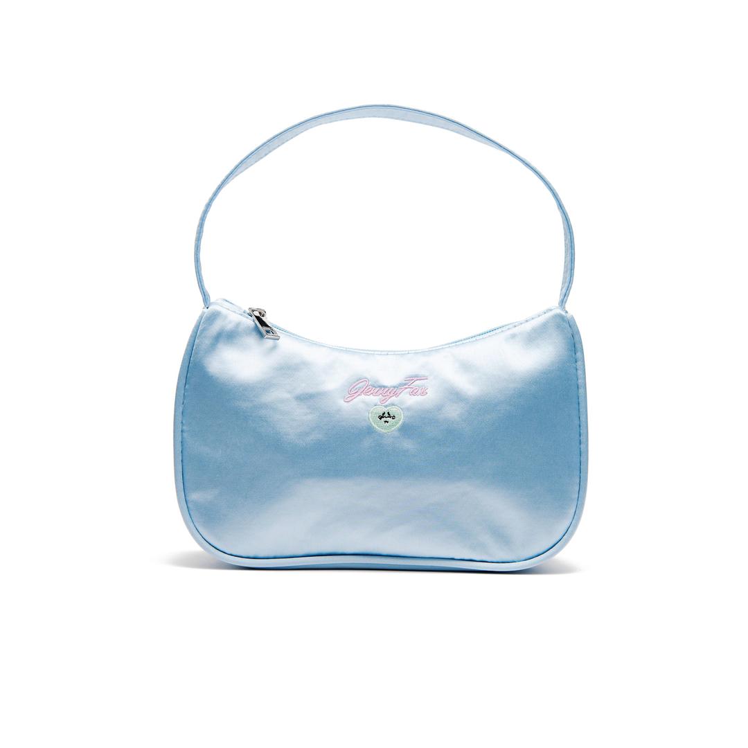 mini bag Blue mini - Blue mini cry (cry baby heart 刺繍あり)