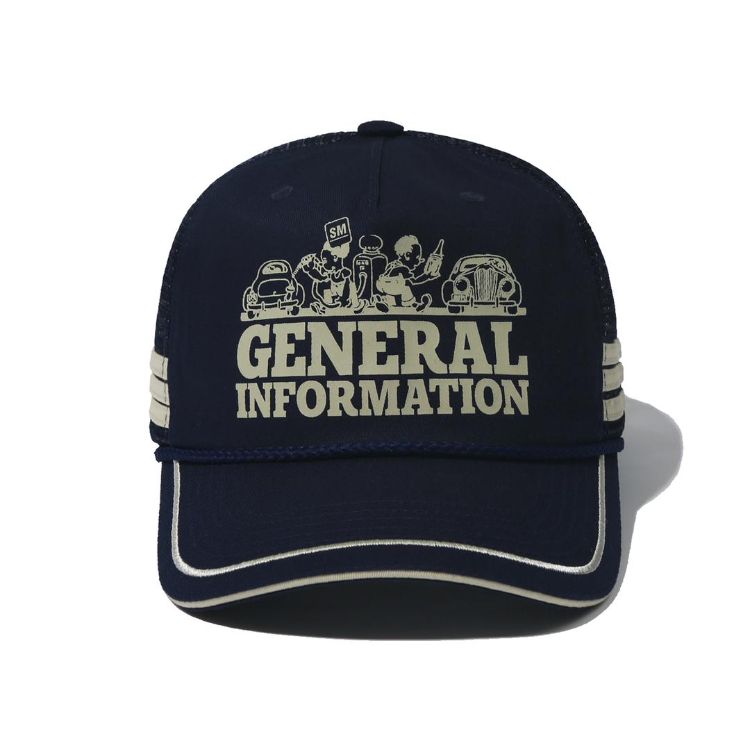 INFORMATION MESH CAP_NAVY