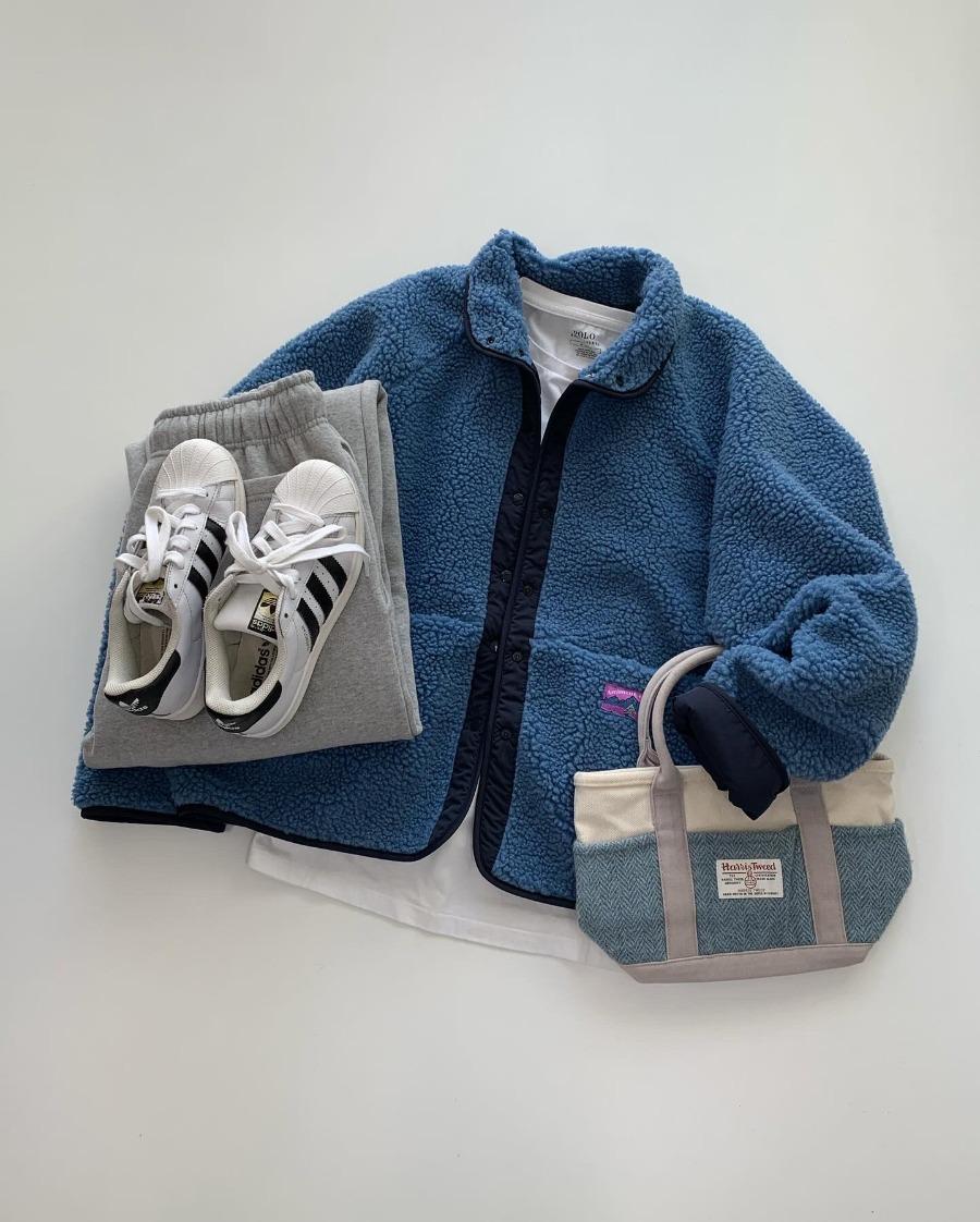 so outdoor reversible fleece cardigan