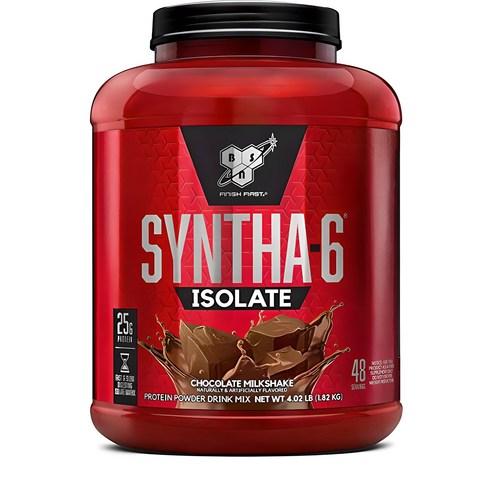 비에스엔 신타-6 아이솔레이트 프로틴 파우더 드링크 믹스 단백질 보충제 초콜릿 밀크쉐이크, 1.82kg, 1개 - 복합 프로틴파우더 | 쿠팡