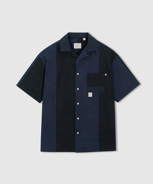 MIX-MATCH SHIRT - NAVY