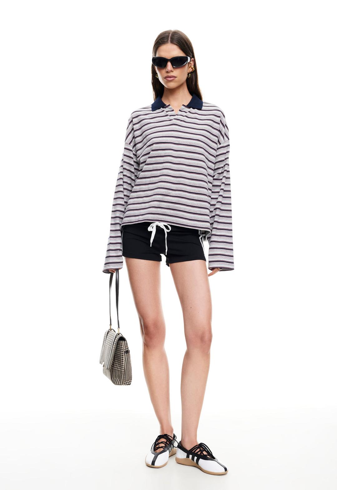 REBELS JERSEY  - NOIR STRIPE - XXS / NOIR STRIPE