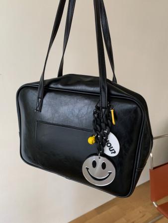 이런 상품 어때요? (국내) 경량 스퀘어 가죽 텀블러 숄더백 바게트 보스턴 가방