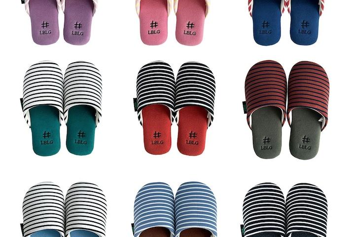 모니카 스트라이프 10colors 포근한 쿠션 실내화 룸슈즈 거실화 슬리퍼