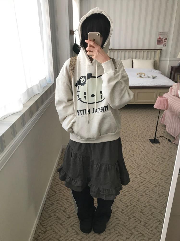 [안감기모] KITSCH METAL HOODIE (3 color)