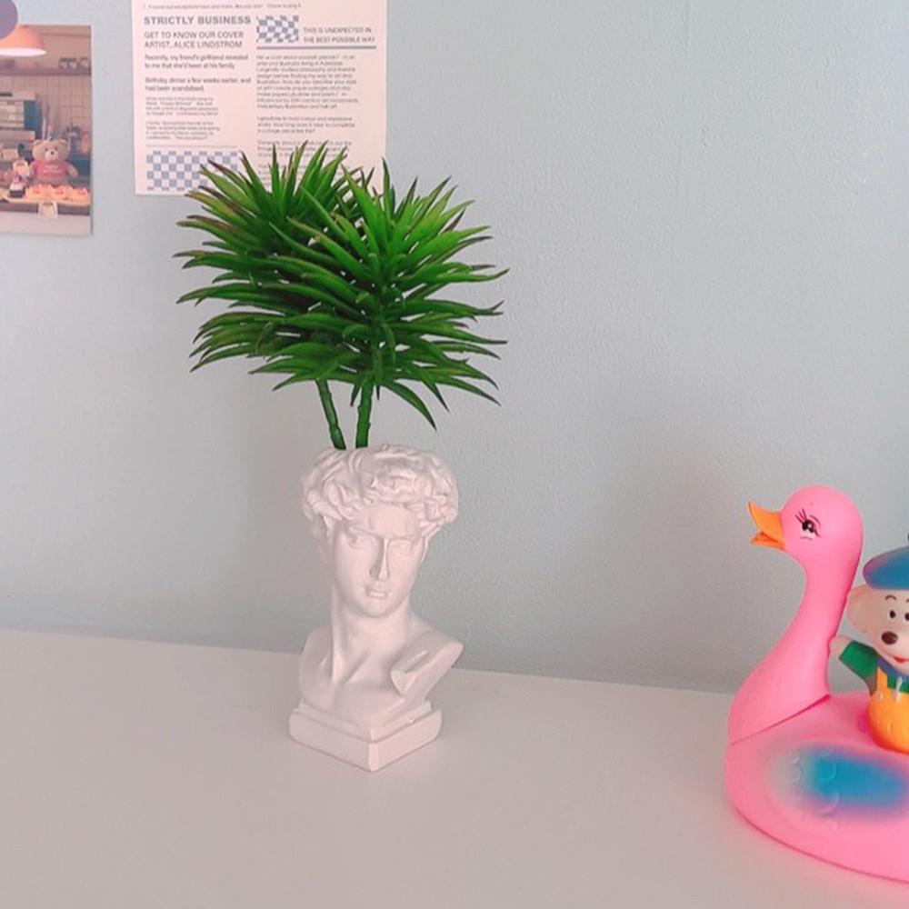 석고상 다비드 꽃병 연필꽂이/브러쉬 오브제 조각상 감성 소품