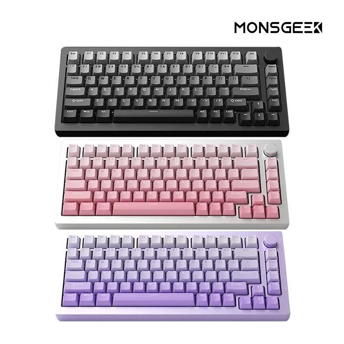 [티몬] MONSGEEK M1W 무선 기계식 게이밍 핫스왑 키보드 알루미늄 재질/RGB 램프/PBT키캡