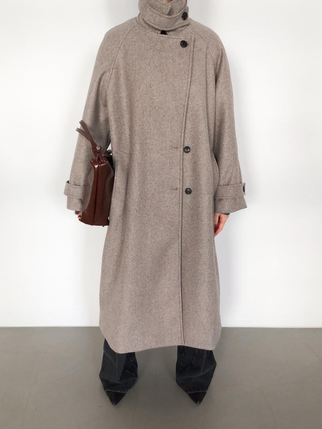 *재진행 DENY HIGH NECK COAT (2COLOR)