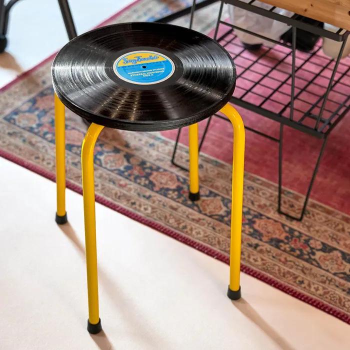 Vinyl Stool Yellow 바이닐 스툴 옐로우 스툴