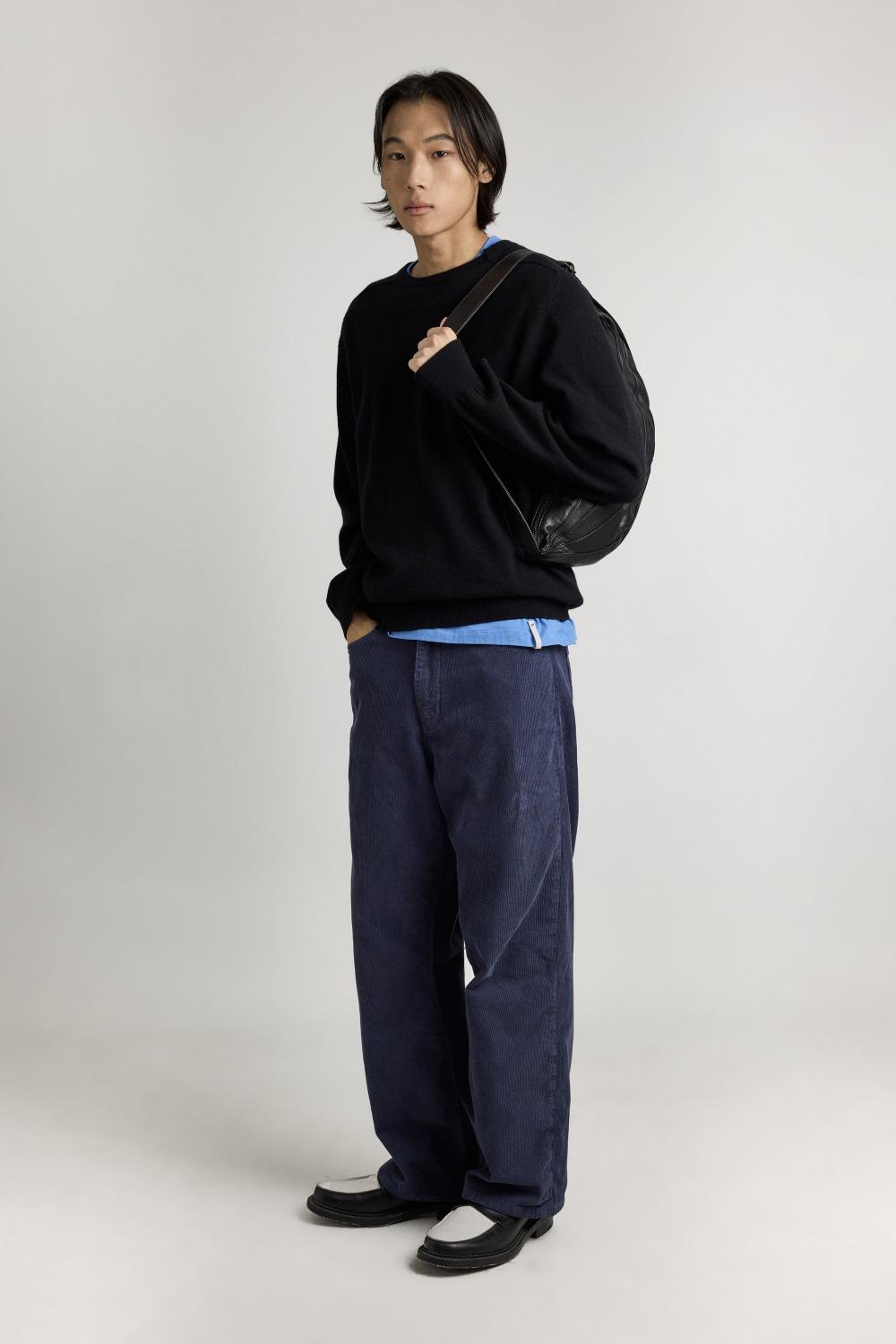 Corduroy 5P Wide Pants