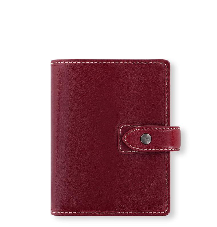 Malden Pocket Leather Organiser - Burgundy - New / 2025 JAN-DEC
