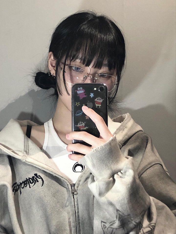 #클래식 무테 안경