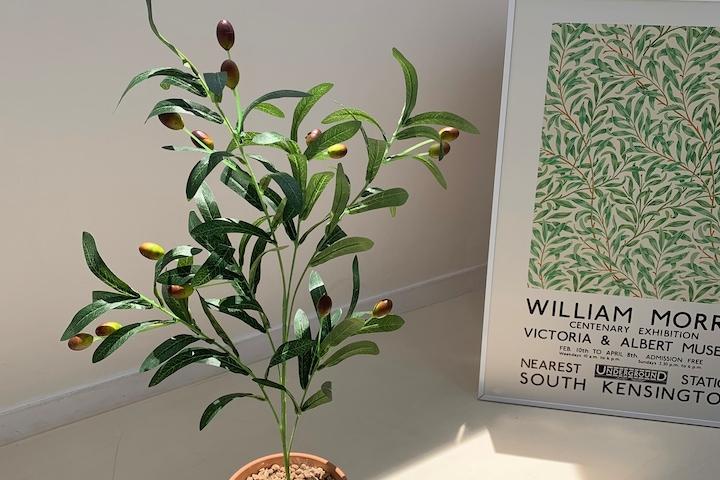 감성 인테리어 올리브나무 가지 조화화분 set 2size 3color