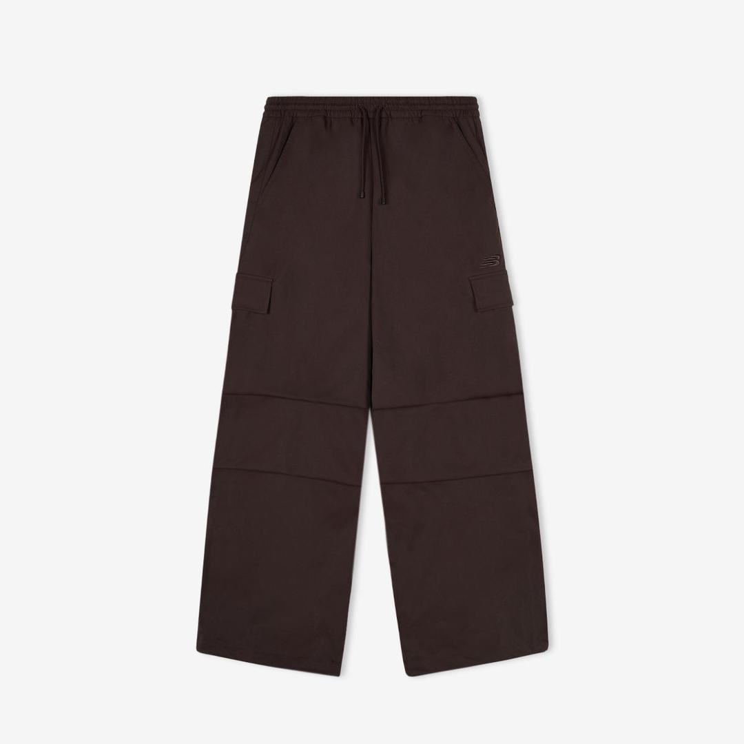 WOMEN 에센셜 우븐 카고 와이드팬츠
