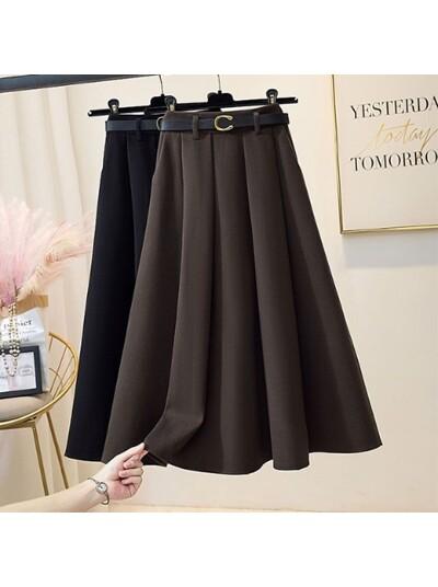 플리츠스커트 주름치마 겨울치마 루시더롱스커트