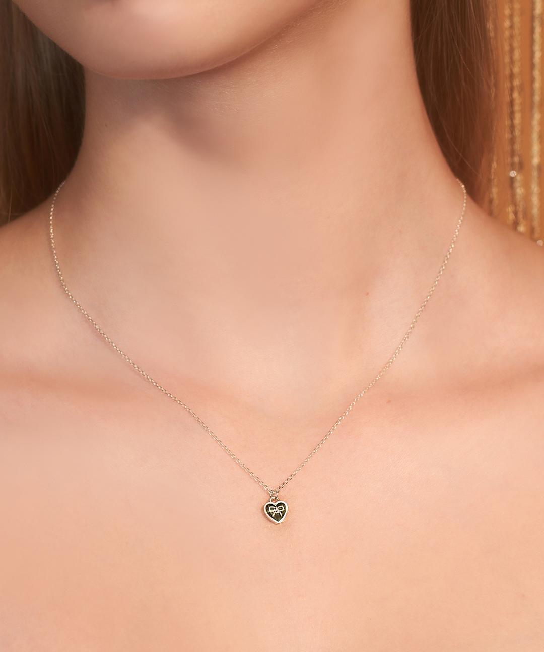 [셀럽착용] deary heart necklace