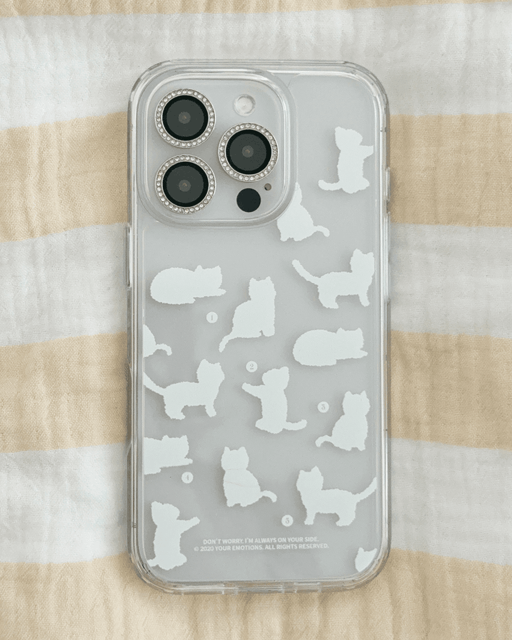 beloved cat jelly hard case (2 color)