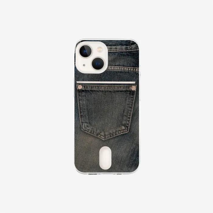 Pocket phone case [Vintage washed jeans]