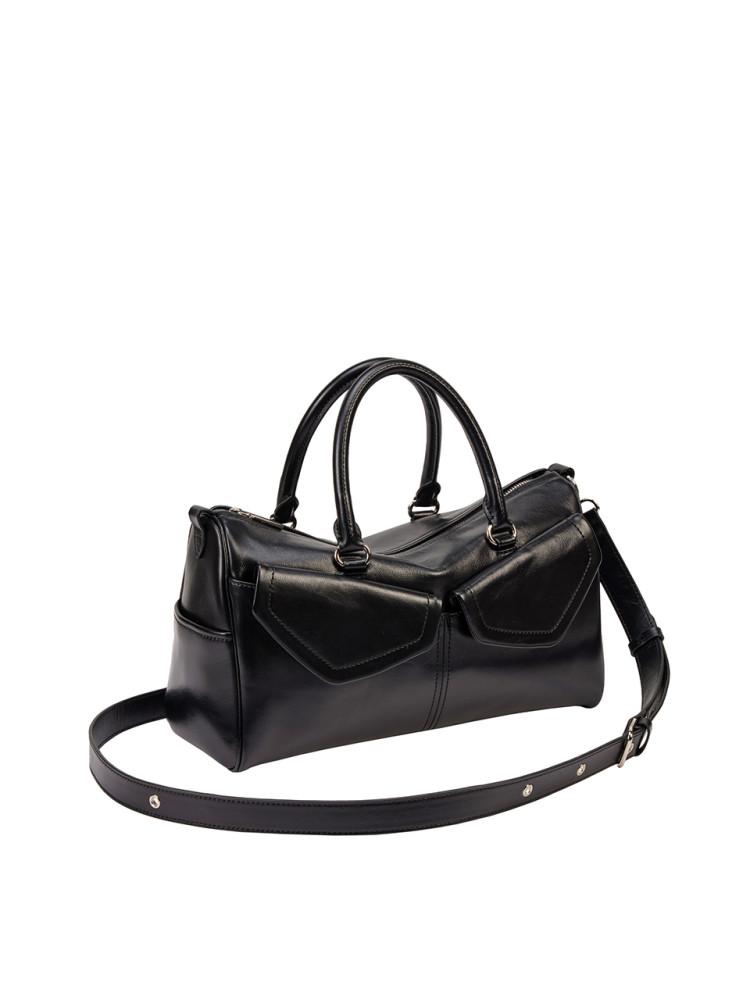 [vunque]Occam Doux Double Pocket Tote M (오캄 두 더블 포켓 토트 미듐) Black