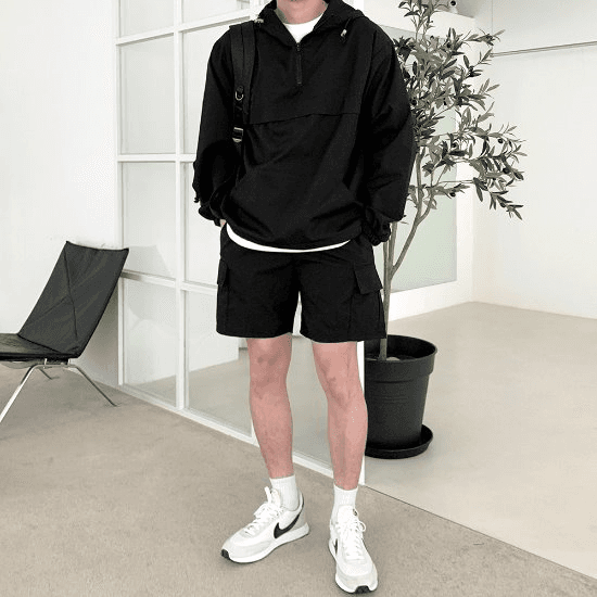 [당일발송] 데이 후드 아노락 SET