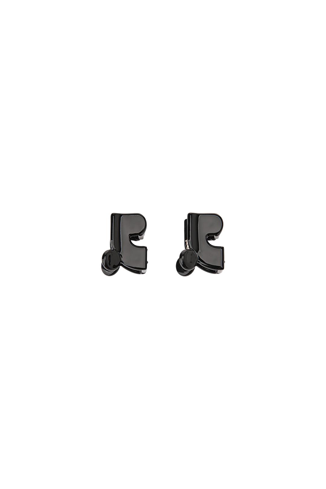 LOGO HAIR CLIP(S) - BLACK