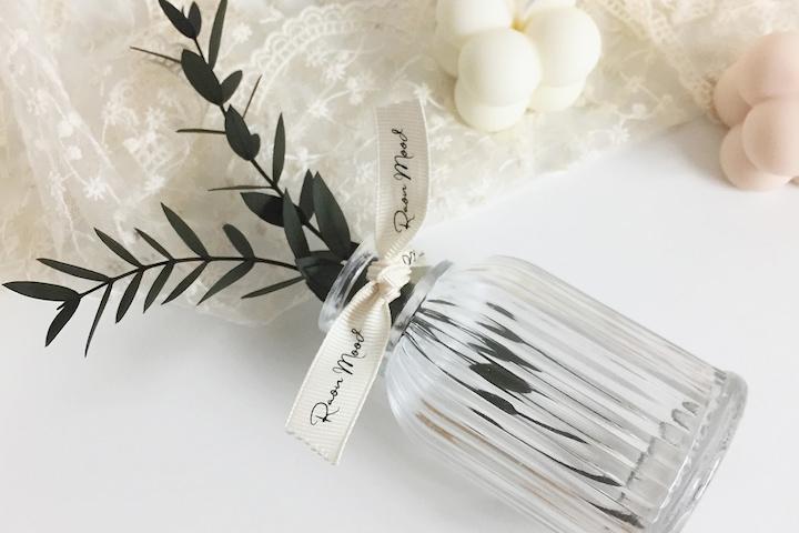 줄무늬 유리 미니 화병