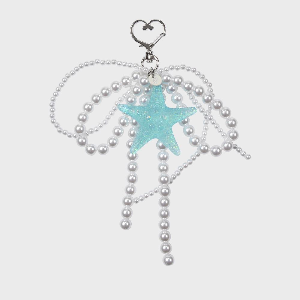 LOVE STARFISH BAG CHARM (PEARL)
