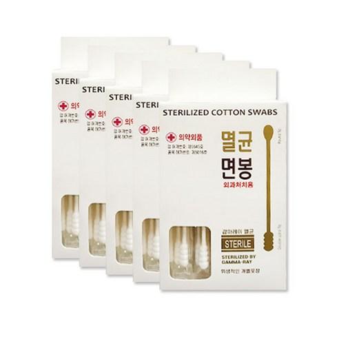 멸균 면봉, 30개입, 5개 - 멸균면봉/귀이개 | 쿠팡