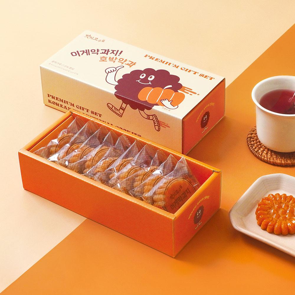 맛의고수 이게약과지 선물세트 전통 프리미엄 호박약과 장인 한과 디저트 간식 맛집 풍자 [원산지:국산(경기도 포천시)]