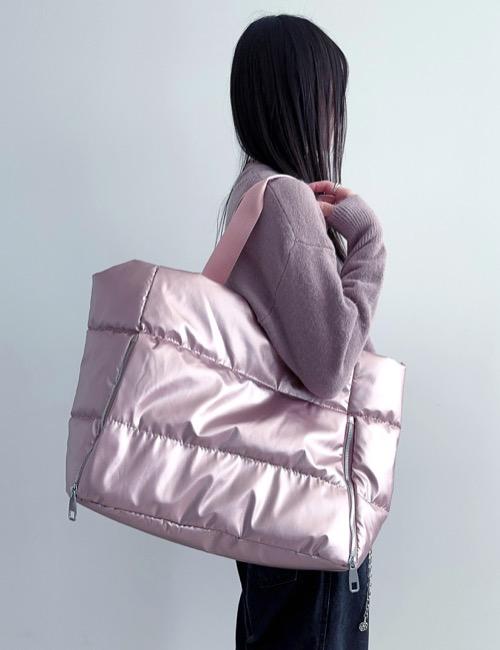 glossy padding big bag