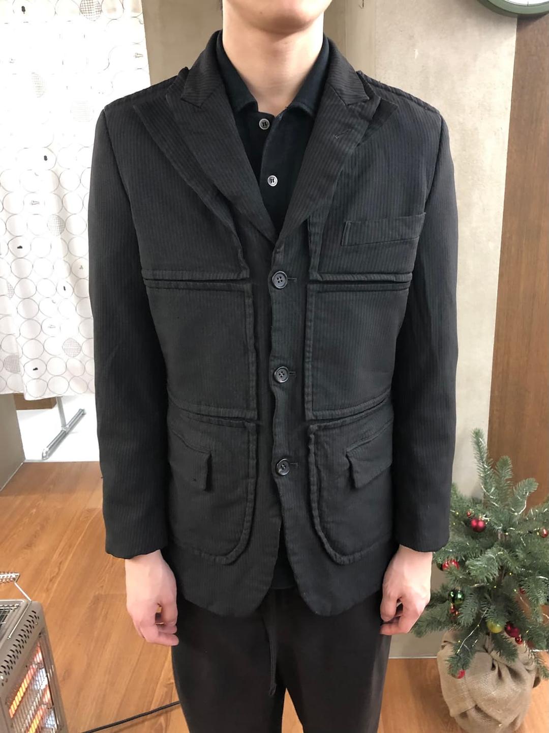 Comme des garcons homme deux 레이어드 블레이저xs | 후루츠패밀리